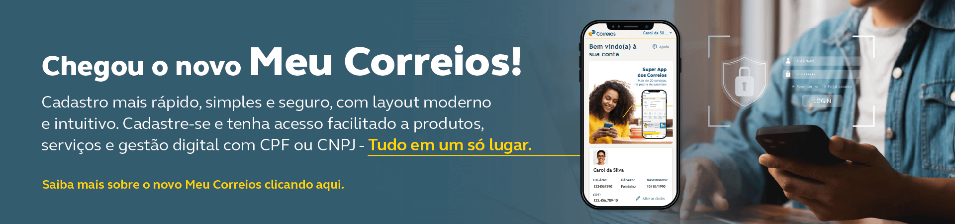 Vem aí o novo Meu Correios